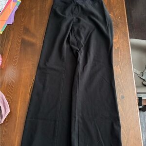 Black Wide-Leg Over belly  Maternity’s Pants